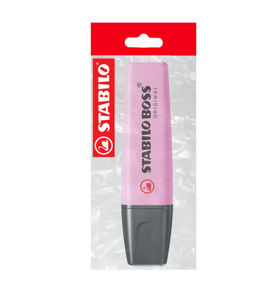 Resaltador, Boss, Punta Biselada 2.0-5.0 mm, Colores Pastel, Fuchsia Congelado, Pack x 1 Und.
